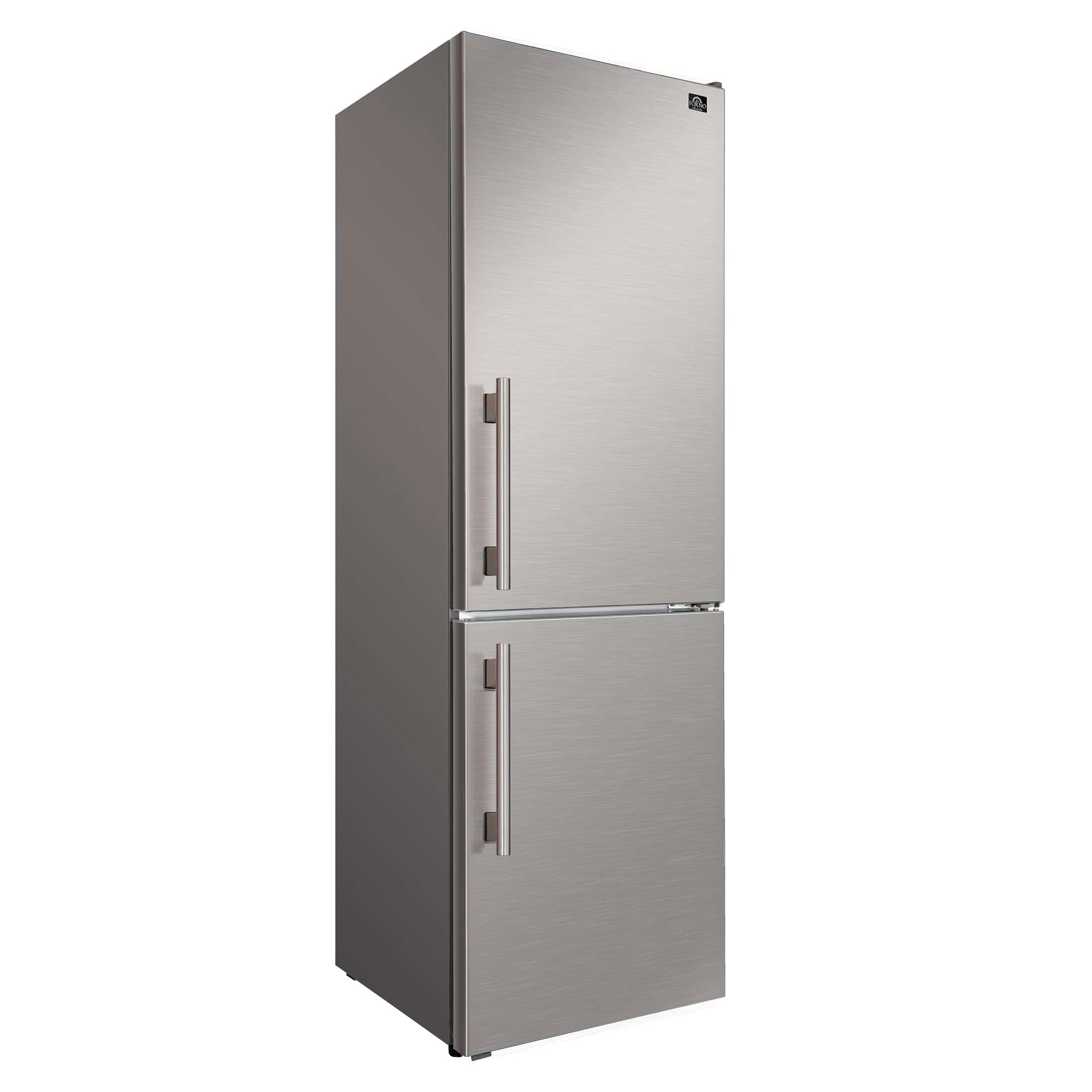 Custodia 24" Bottom Freezer, 10.3 cf., Right Swing, Total No frost, Stainless Steel handles