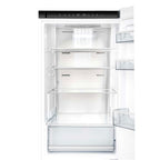 Custodia 24" Bottom Freezer, 10.3 cf., Right Swing, Total No frost, White, Antique Brass handles