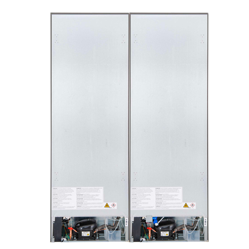 Custodia 48" Bottom Freezer combo, 20.6 cf., Ice Maker, Total No frost, Stainless Steel handles