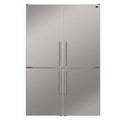 Custodia 48" Bottom Freezer combo, 20.6 cf., Ice Maker, Total No frost, Stainless Steel handles