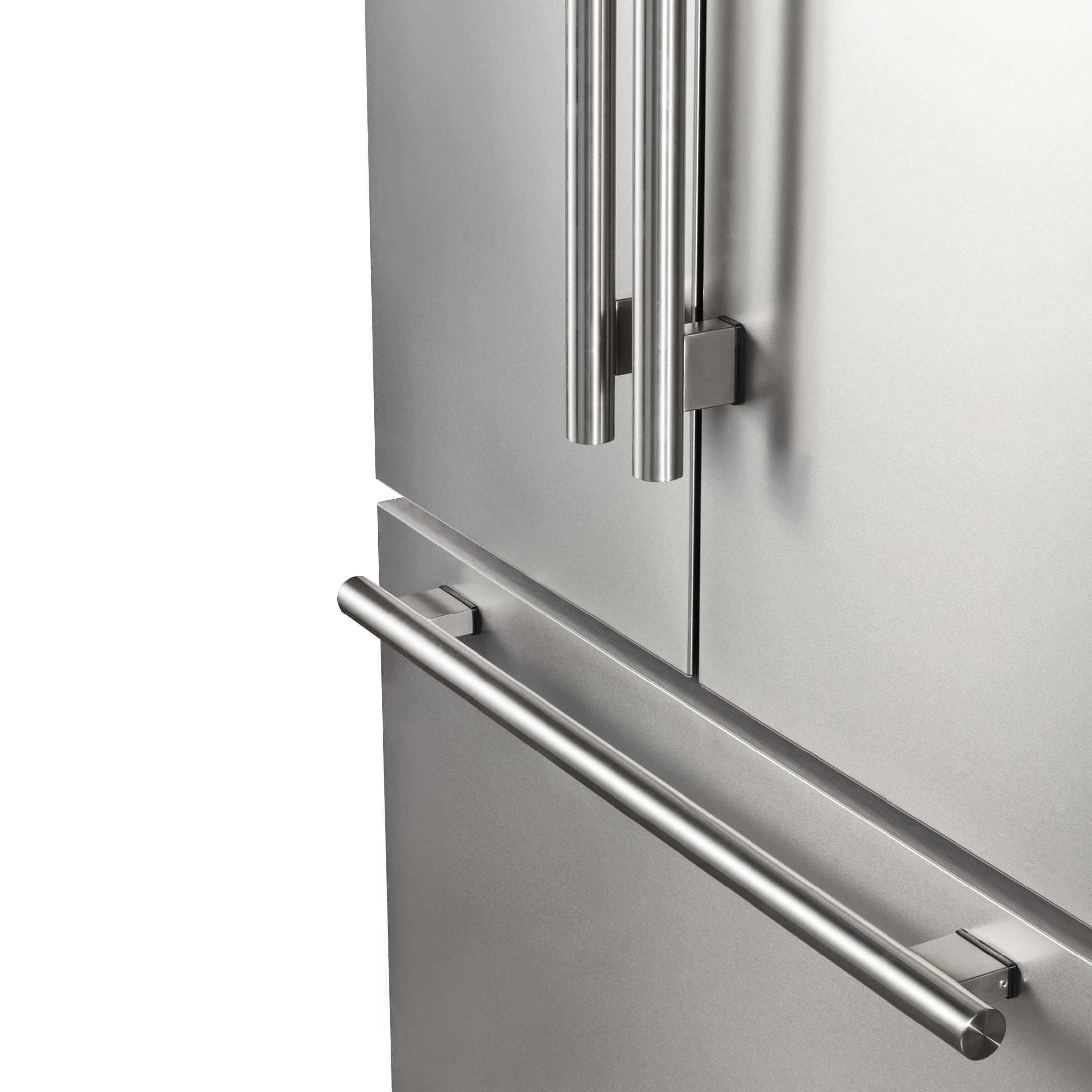 Forno Rivello 36 Inch French Door Refrigerator in Stainless Steel, Internal Water Dispenser, Filtered Ice, Adjustable Shelves, Energy Star Certified