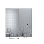 Forno Milano 2-Piece 62-Inch Freestanding Dual Bottom Freezer Refrigerator, Stainless Steel – 34.4 cu.ft, Touch Control, Ice Maker