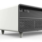 Forno Evoluto Tavolo 51-Inch White Smart Coffee Table – Dual Refrigerator Drawers, Bluetooth 5.0 Audio, Wireless Charging & RGB Ambient Light