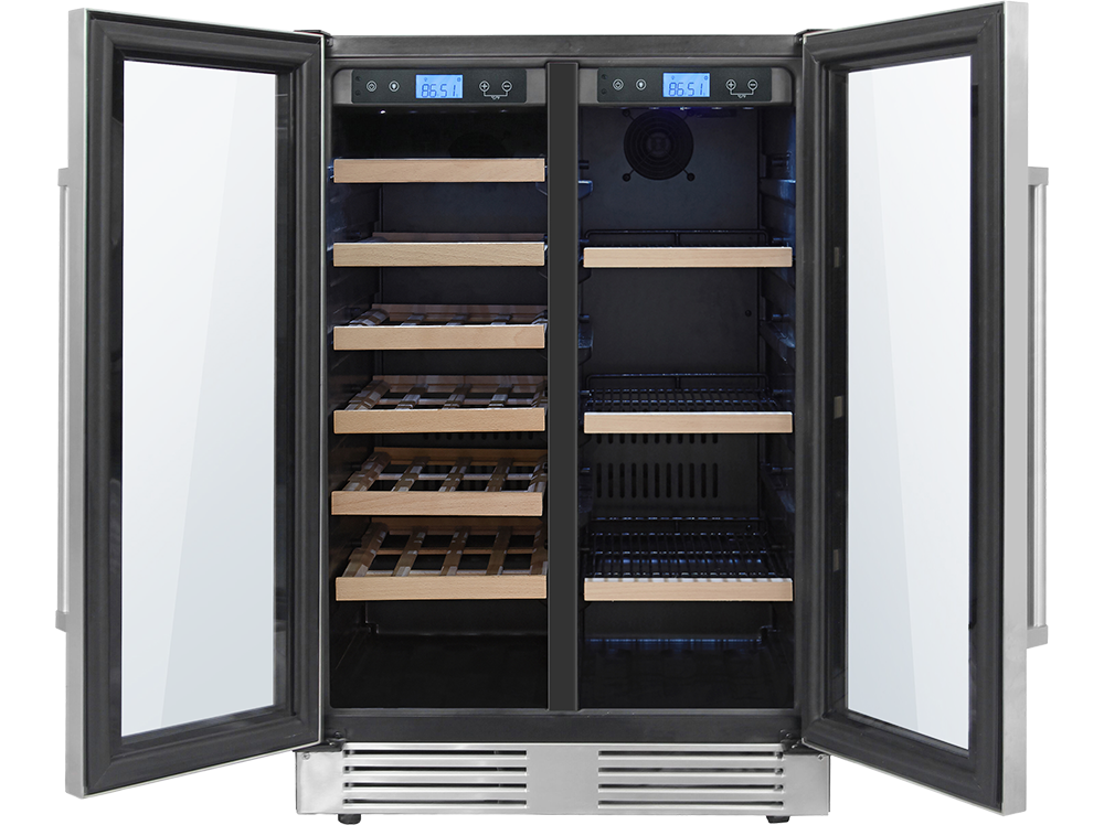 THOR Kitchen 24-Inch French Door Wine and Beverage Center – Model TBC2401DI