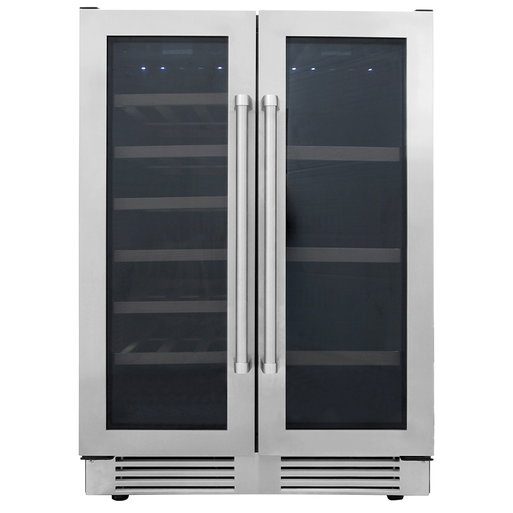 THOR Kitchen 24-Inch French Door Wine and Beverage Center – Model TBC2401DI