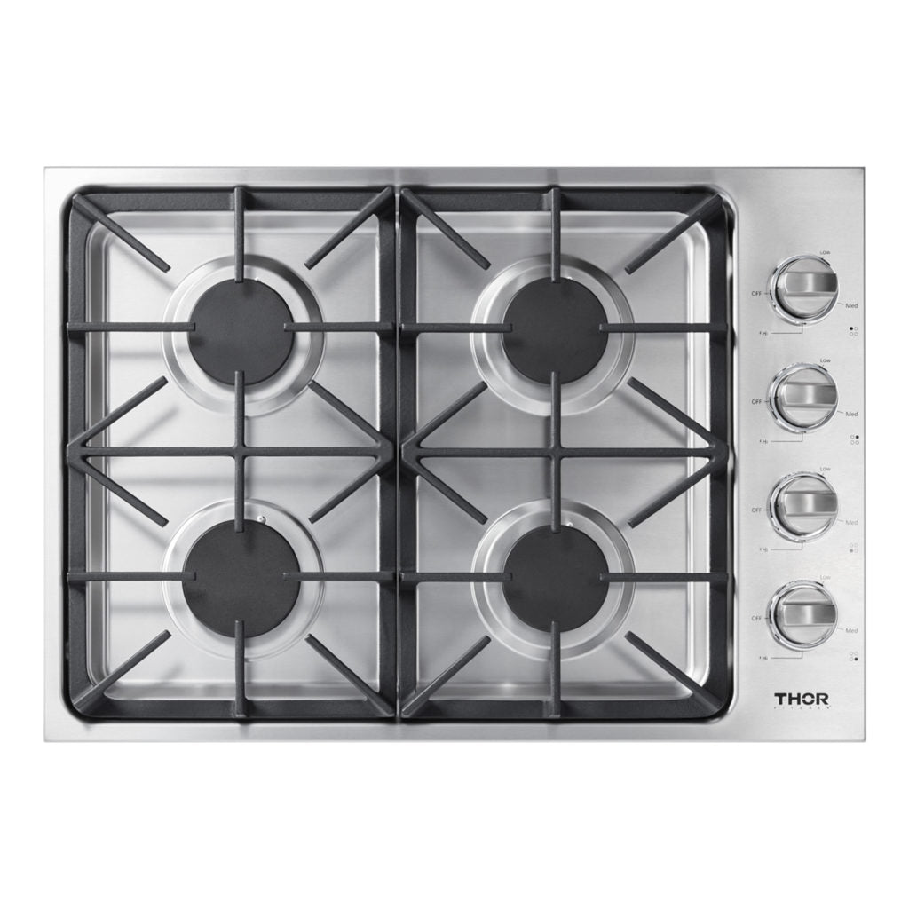 THOR Kitchen 30-Inch Professional Drop-In Gas Cooktop – TGC3001