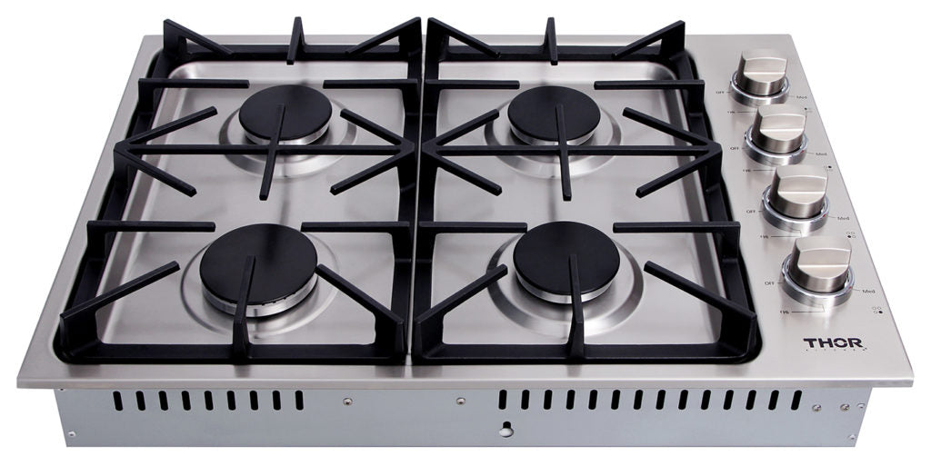 THOR Kitchen 30-Inch Professional Drop-In Gas Cooktop – TGC3001