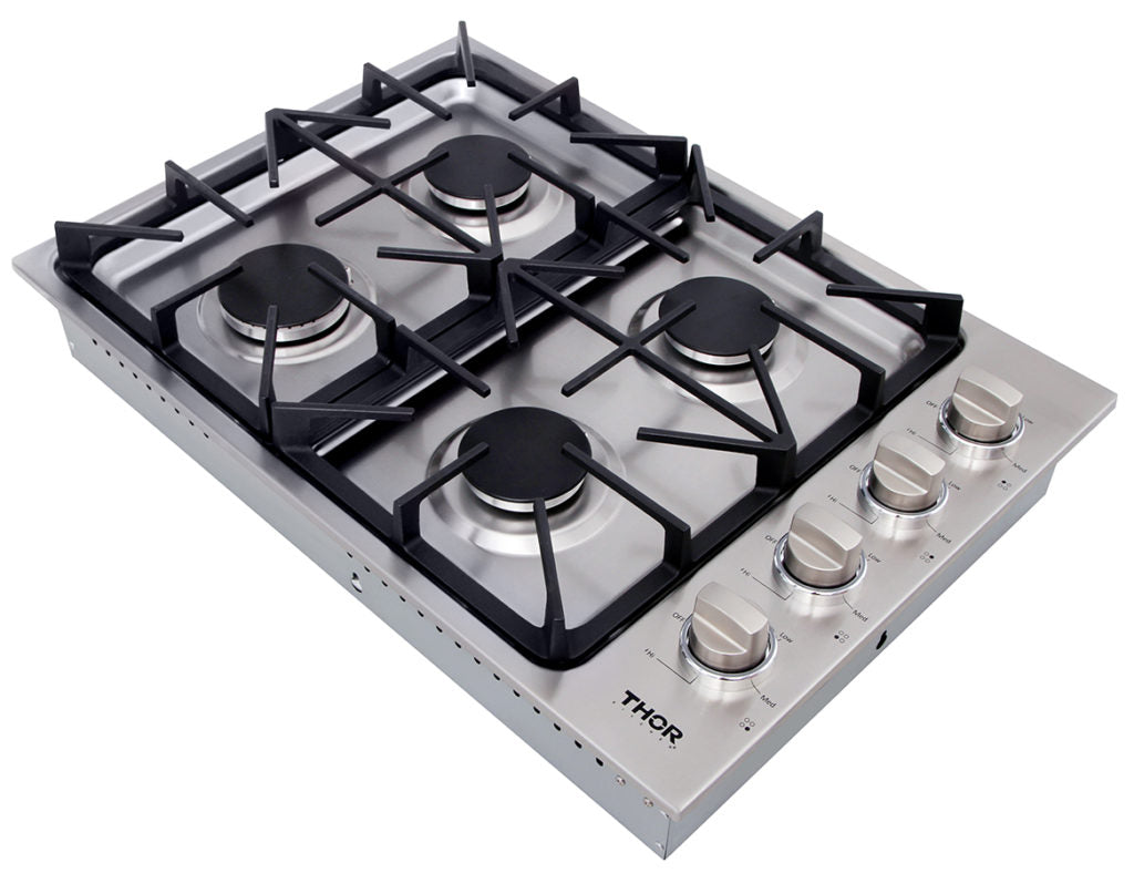 THOR Kitchen 30-Inch Professional Drop-In Gas Cooktop – TGC3001