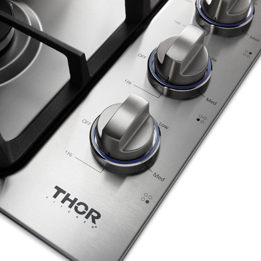 THOR Kitchen 30-Inch Professional Drop-In Gas Cooktop – TGC3001
