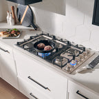 THOR Kitchen 36 Inch Professional Drop-In Gas Cooktop in Stainless Steel – Model TGC3601