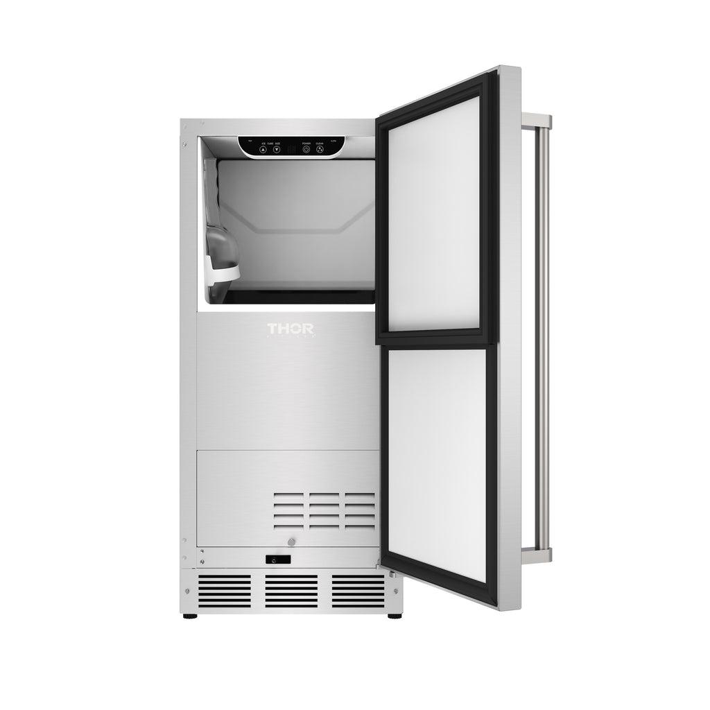 THOR Kitchen 15-Inch Built-In Indoor & Outdoor Ice Maker - Model TIM1511