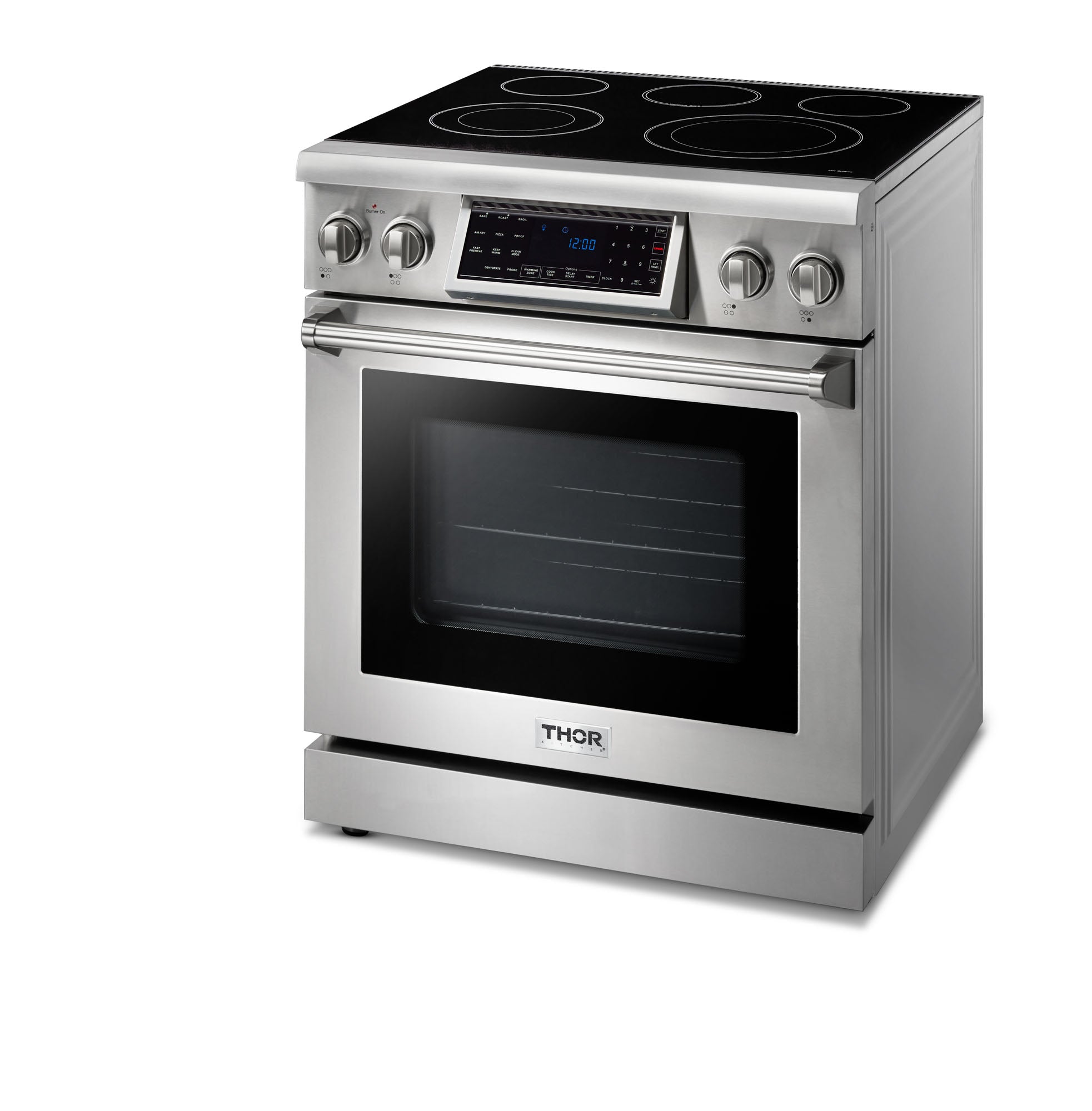 THOR Kitchen 30-Inch Tilt Panel Electric Range – Professional – Model TRE3001