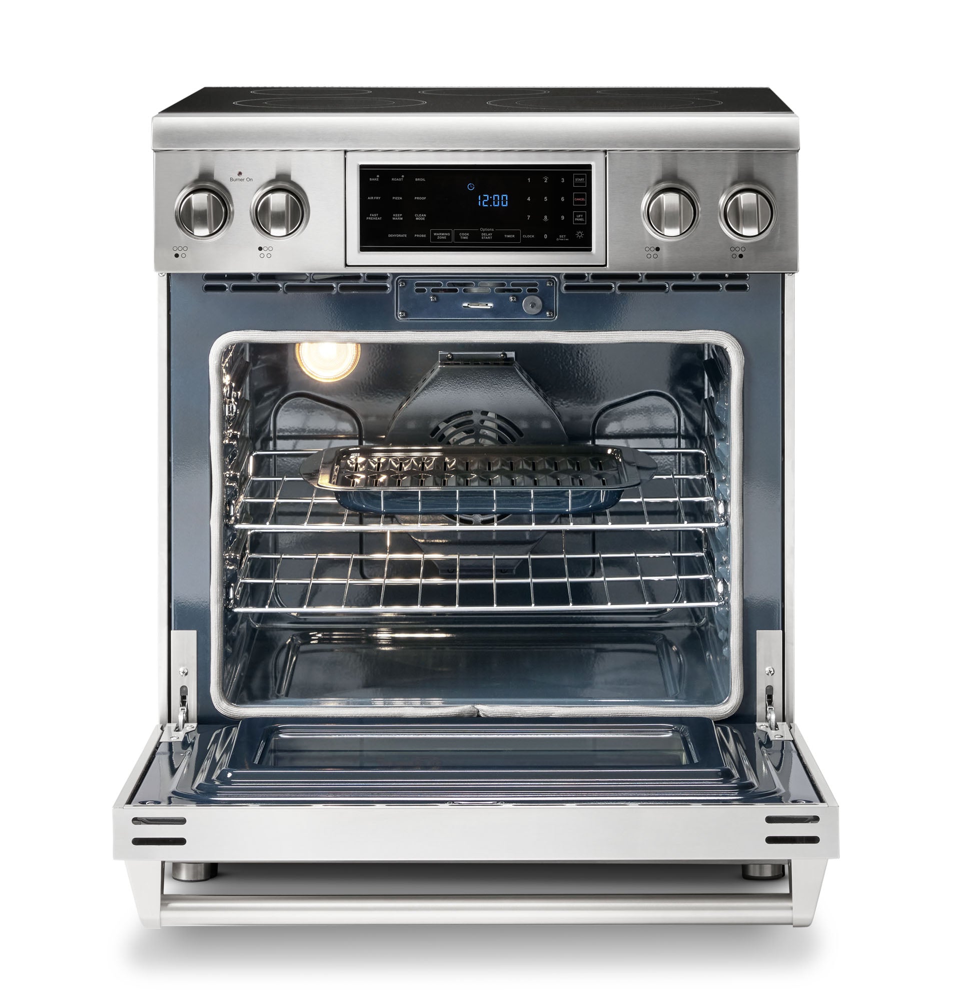 THOR Kitchen 30-Inch Tilt Panel Electric Range – Professional – Model TRE3001