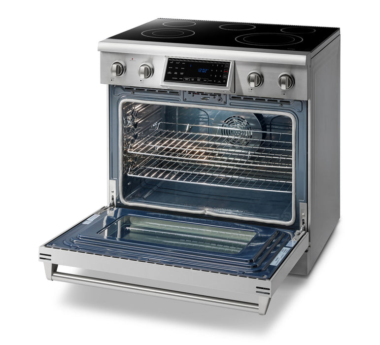 THOR Kitchen 36-Inch Tilt Panel Electric Range – Professional – TRE3601