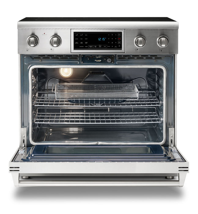 THOR Kitchen 36-Inch Tilt Panel Electric Range – Professional – TRE3601