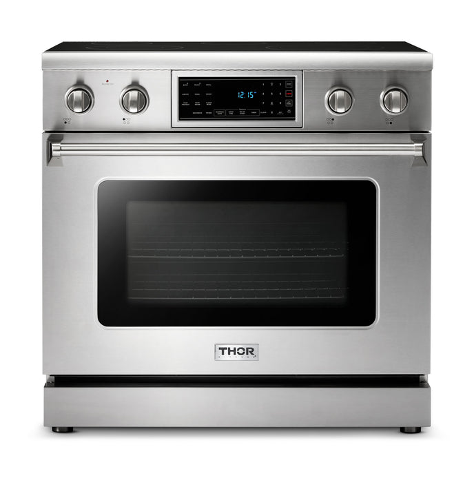 THOR Kitchen 36-Inch Tilt Panel Electric Range – Professional – TRE3601