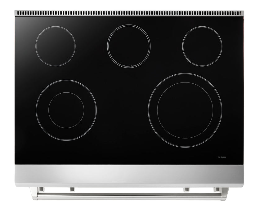 THOR Kitchen 36-Inch Tilt Panel Electric Range – Professional – TRE3601