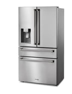 THOR Kitchen 36 Inch Professional French Door Refrigerator with Ice and Water Dispenser – Model TRF3601FD