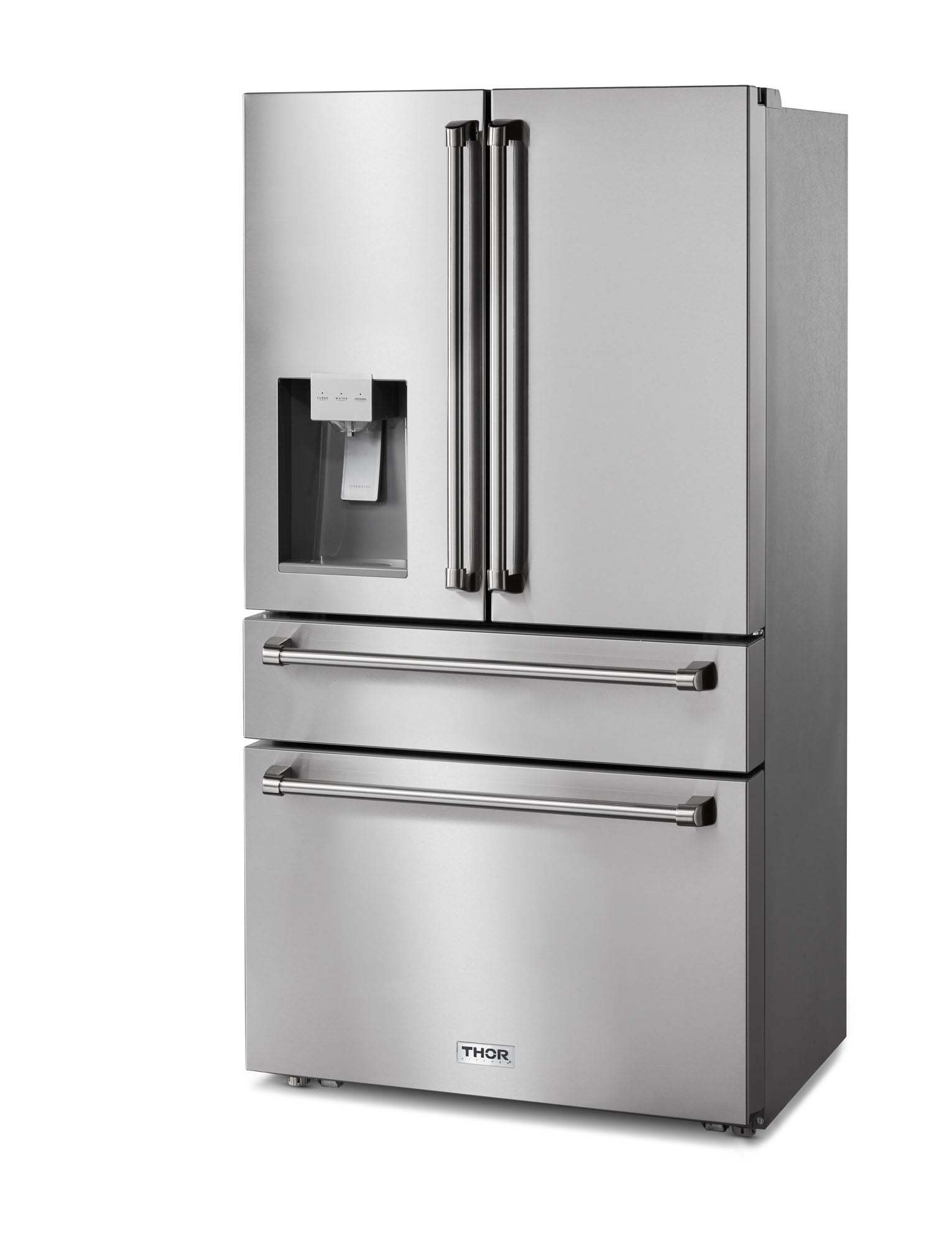 THOR Kitchen 36 Inch Professional French Door Refrigerator with Ice and Water Dispenser – Model TRF3601FD