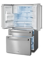 THOR Kitchen 36 Inch Professional French Door Refrigerator with Ice and Water Dispenser – Model TRF3601FD