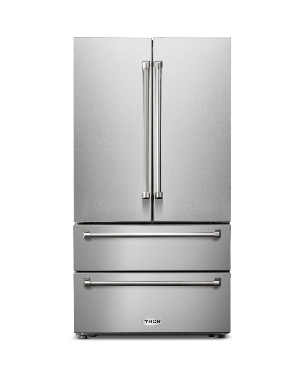 THOR Kitchen 36 Inch Professional French Door Refrigerator with Freezer Drawers – Model TRF3602