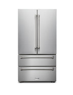 THOR Kitchen 36 Inch Professional French Door Refrigerator with Freezer Drawers – Model TRF3602