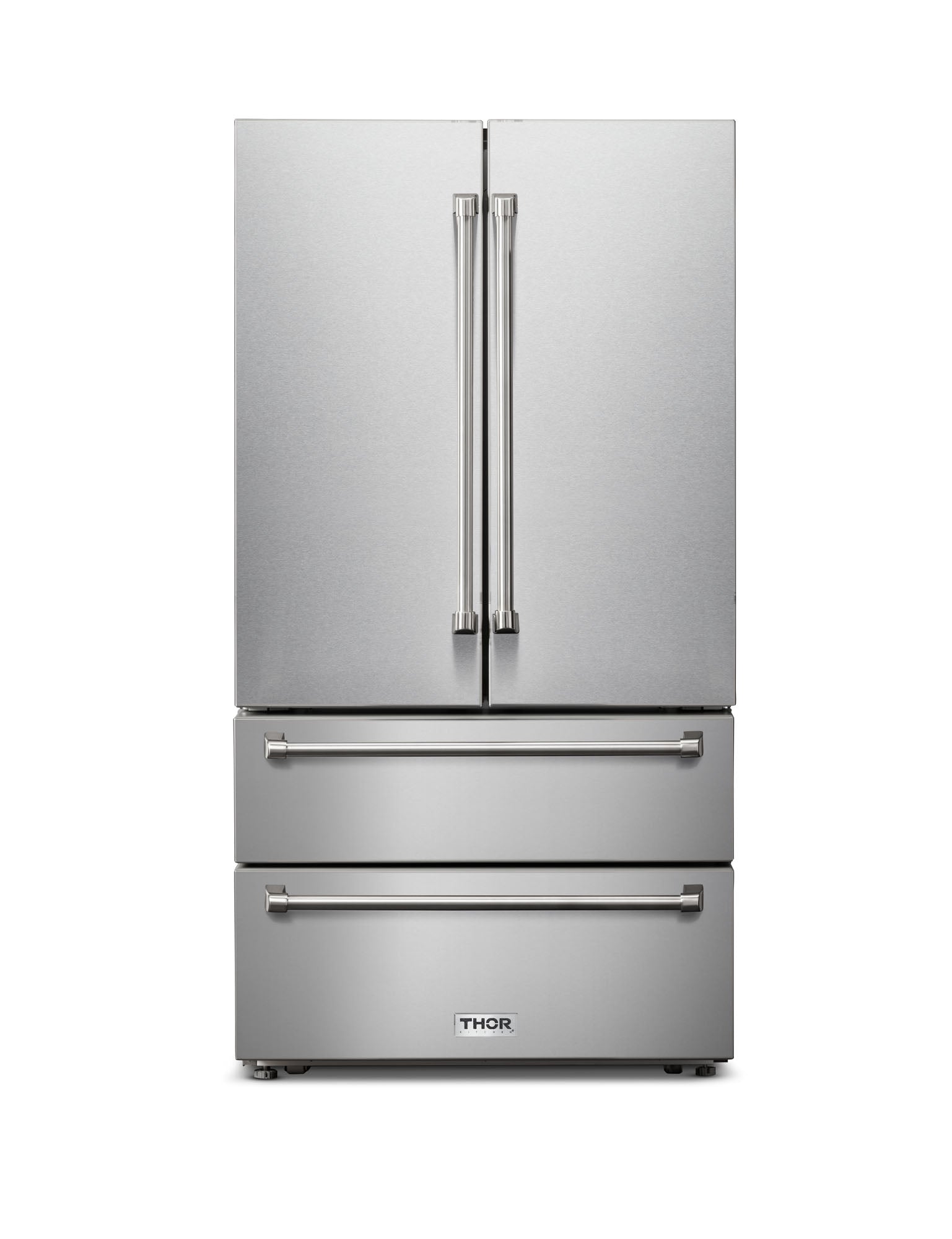 THOR Kitchen 36 Inch Professional French Door Refrigerator with Freezer Drawers – Model TRF3602