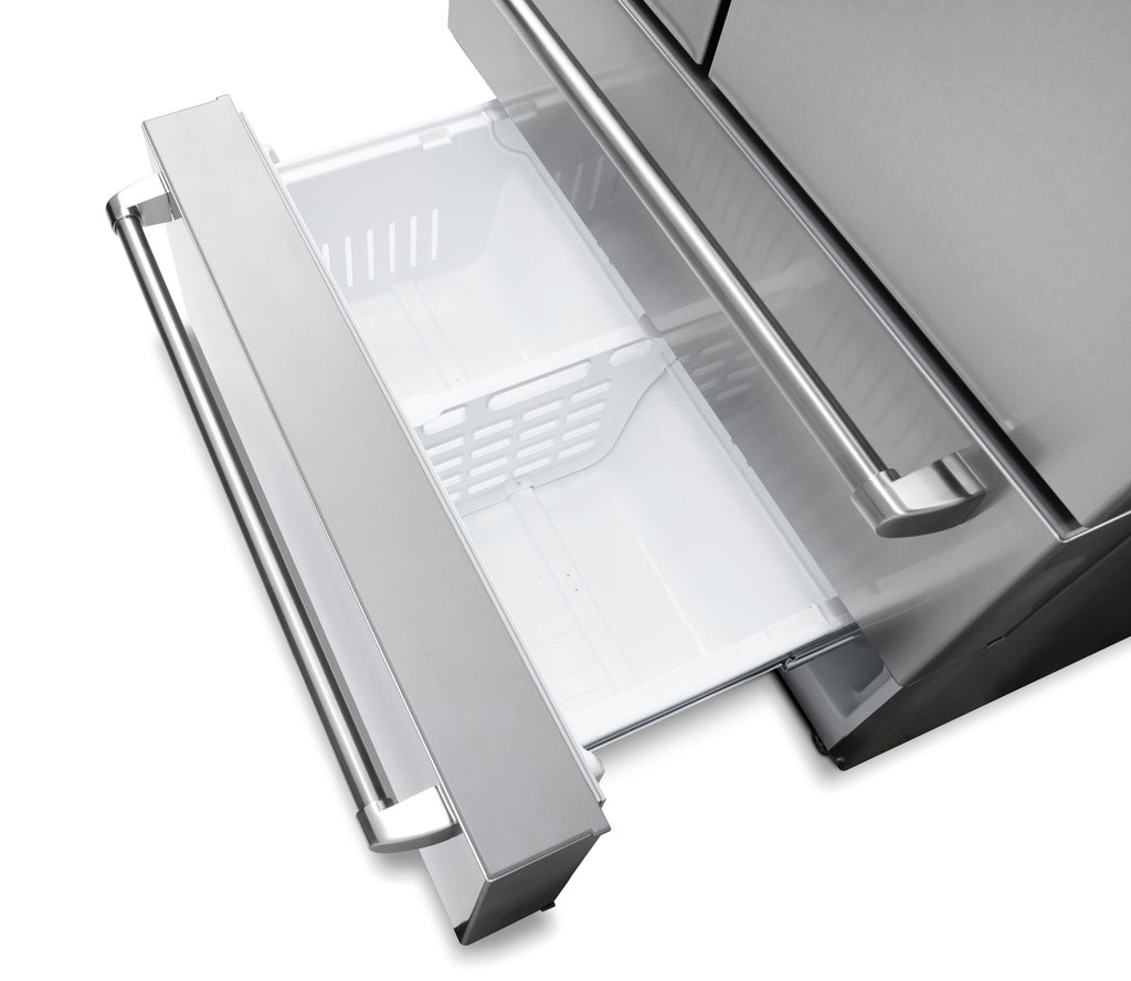THOR Kitchen 36 Inch Professional French Door Refrigerator with Freezer Drawers – Model TRF3602
