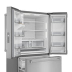 36 Inch Professional French Door Refrigerator with Ice and Water Dispenser – Model TRF3628FFD