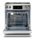 THOR Kitchen 30-Inch Tilt Panel Professional Liquid Propane Range - TRG3001LP