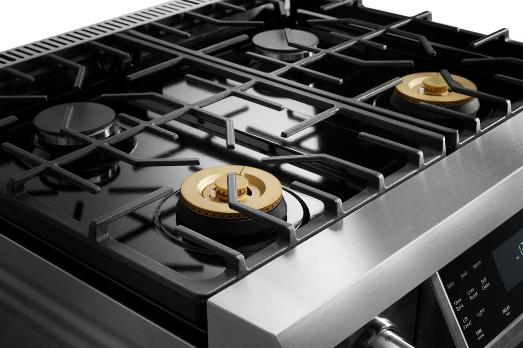 THOR Kitchen 30-Inch Tilt Panel Professional Liquid Propane Range - TRG3001LP