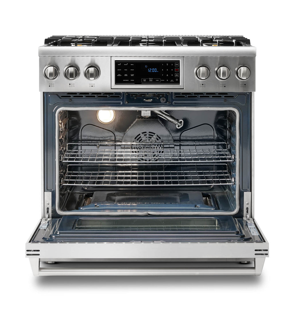 THOR Kitchen 36-Inch Tilt Panel Gas Range – Professional – TRG3601