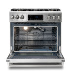 THOR Kitchen 36-Inch Tilt Panel Gas Range – Professional – TRG3601