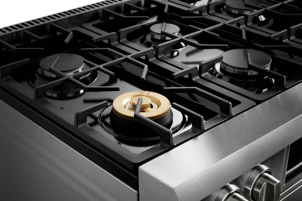 THOR Kitchen 36-Inch Tilt Panel Gas Range – Professional – TRG3601