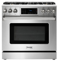 THOR Kitchen 36-Inch Tilt Panel Gas Range – Professional – TRG3601