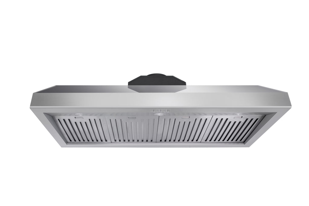 48 Inch Professional Range Hood, 11 Inches Tall in Stainless Steel (duct cover sold separately) – Model TRH4806