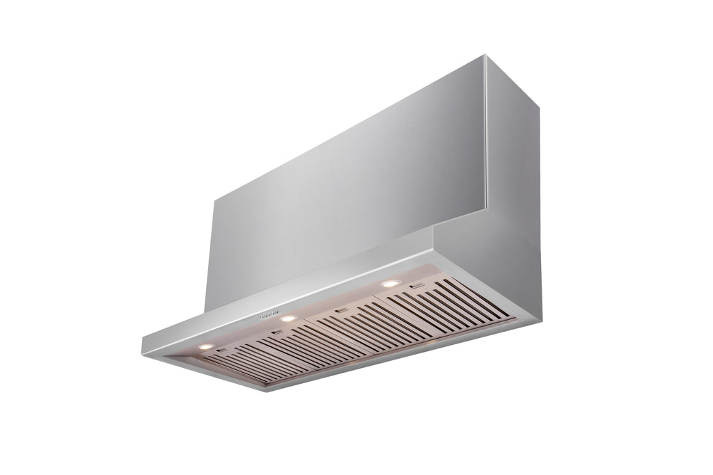 48 Inch Professional Range Hood, 11 Inches Tall in Stainless Steel (duct cover sold separately) – Model TRH4806