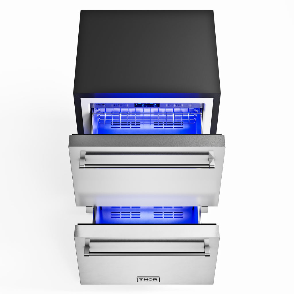 THOR Kitchen 24-Inch Indoor Outdoor Freezer Drawer – Model TRZ24U
