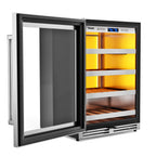 THOR Kitchen 24-Inch Single Zone Wine Cooler, Left Swing, 45 Wine Bottle Capacity – Model TWC24UL-LH