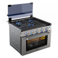 Camplux RV Stove Propane Gas Range Oven w/ 3 Burners Cooktop