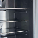 Forno Fortezza 60 Inch Convertible Refrigerator/Freezer with Trim Grill, Stainless Steel, Total No Frost, with Automatic Ice Maker