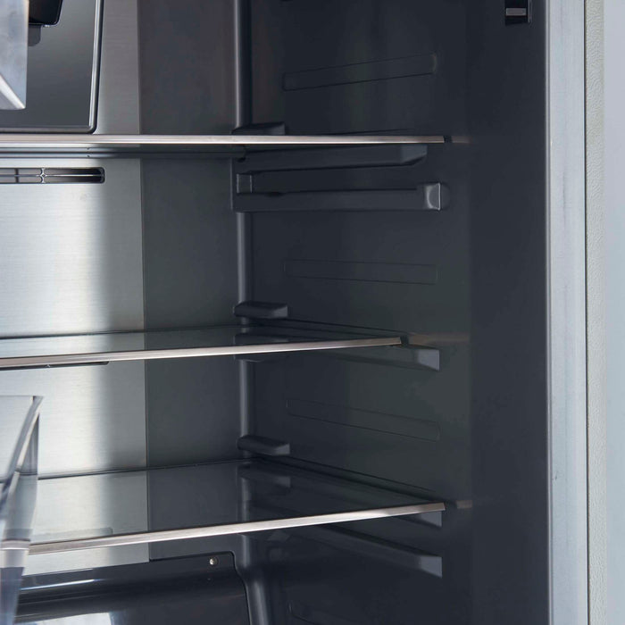 Forno Fortezza 60 Inch Convertible Refrigerator/Freezer with Trim Grill, Stainless Steel, Total No Frost, with Automatic Ice Maker