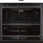Forno Vomero 30-Inch Double Wall Oven, White, 10 cu.ft Total Capacity, 7100W Convection, Mechanical Controls, Manuel Steam Clean