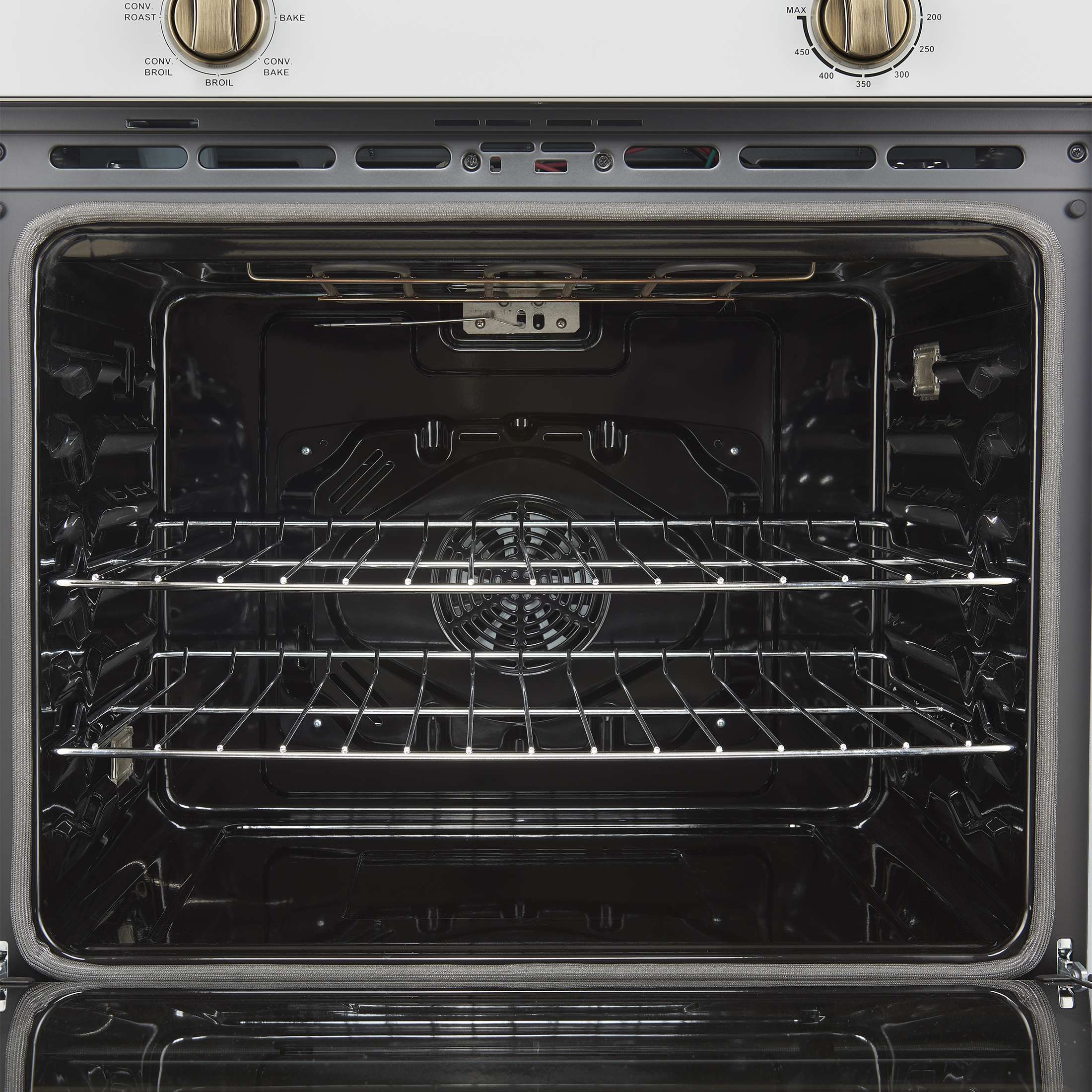Forno Vomero 30-Inch Wall Oven, White, 5 cu.ft Capacity, 3550 Watts Convection, Mechanical Controls, Manuel Steam Clean