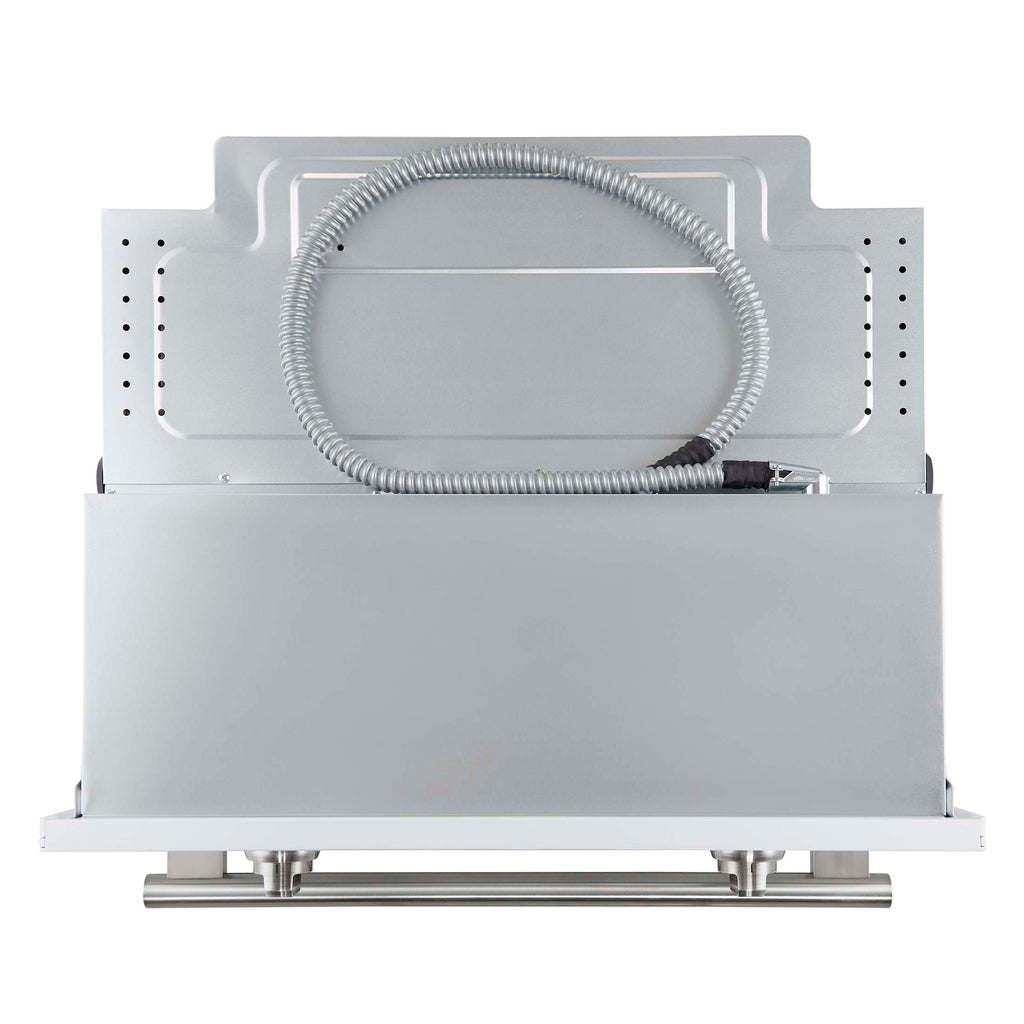 Forno Vomero 30-Inch Wall Oven, White, 5 cu.ft Capacity, 3550 Watts Convection, Mechanical Controls, Manuel Steam Clean