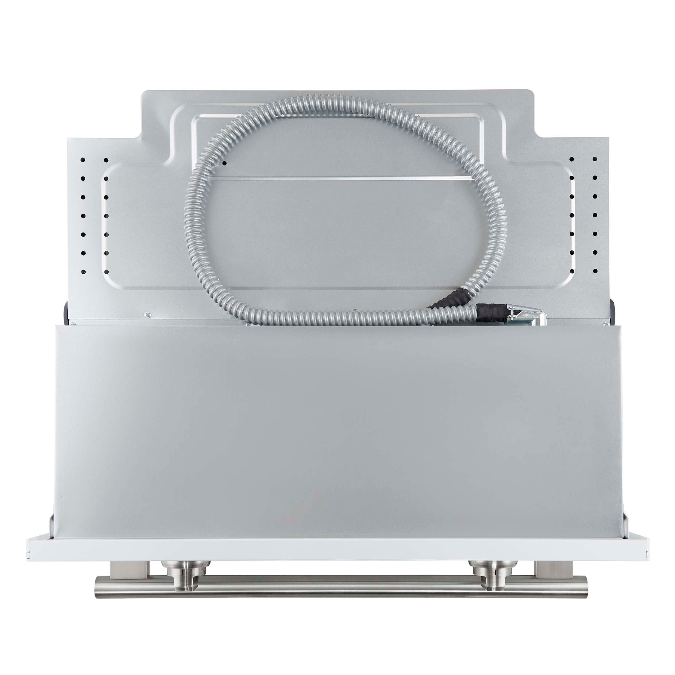 Forno Vomero 30-Inch Wall Oven, White, 5 cu.ft Capacity, 3550 Watts Convection, Mechanical Controls, Manuel Steam Clean