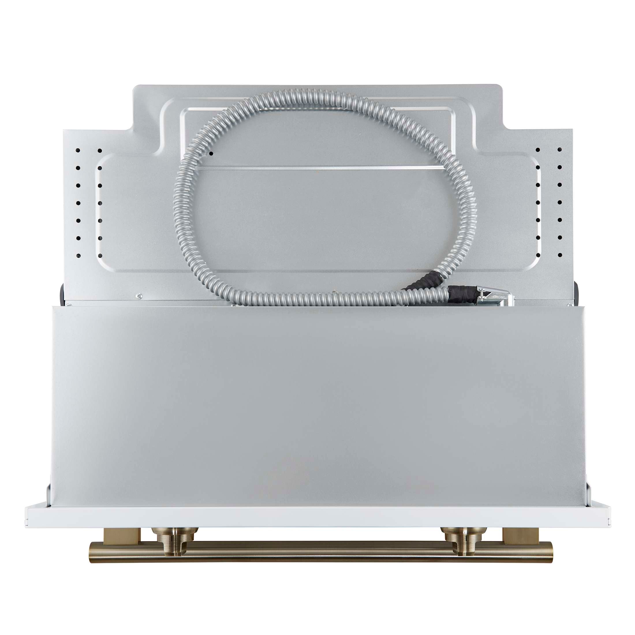 Forno Vomero 30-Inch Wall Oven, White, 5 cu.ft Capacity, 3550 Watts Convection, Mechanical Controls, Manuel Steam Clean