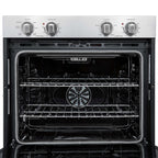 Forno Vomero 30-Inch Double Wall Oven, Stainless Steel, 10 cu.ft Total Capacity, 7100W Convection, Mechanical Controls, Self-Cleaning Function