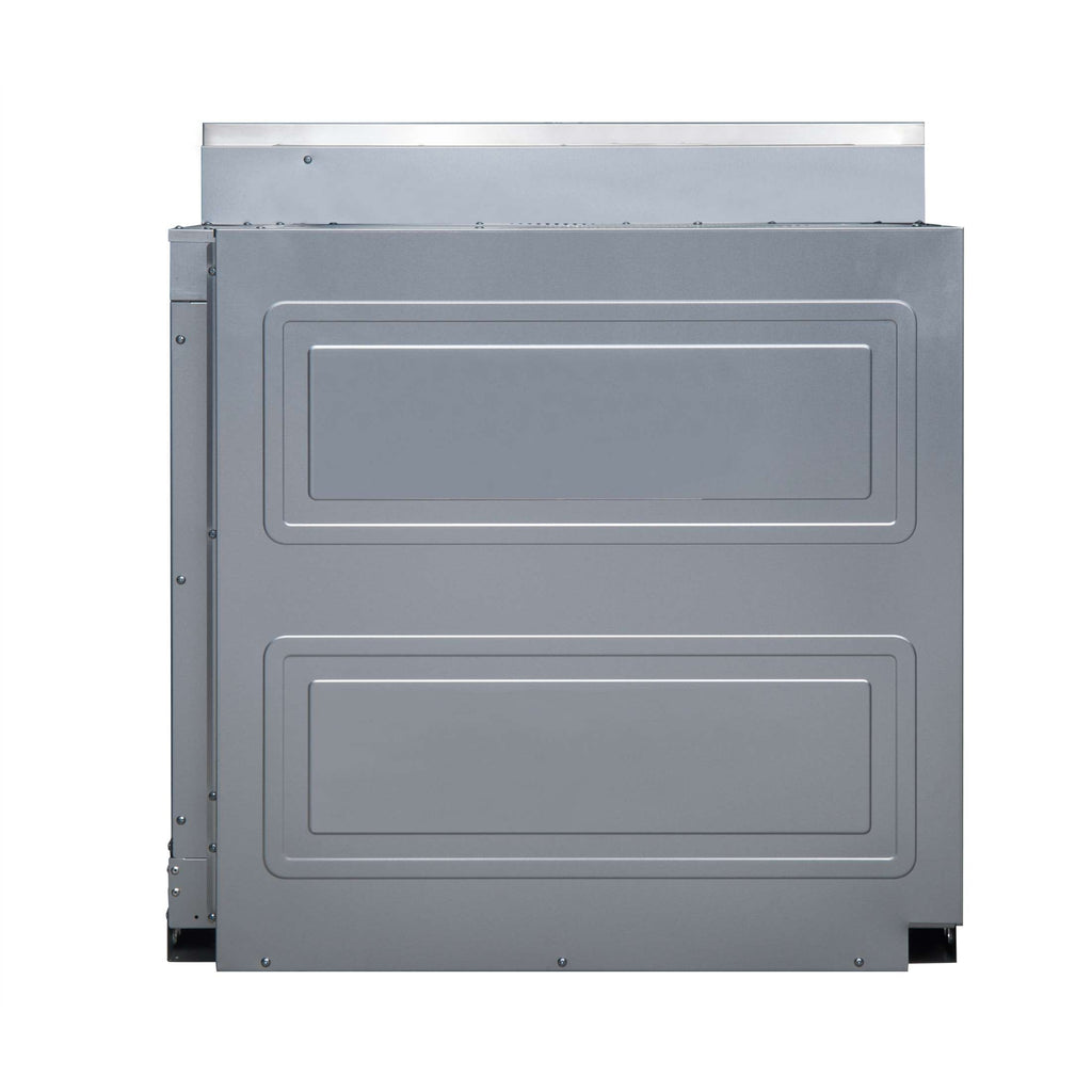 Forno Asti 30-Inch French Door Electric Wall Oven in White & Antique Brass, 3.68 cu. ft. True Convection, 3,600W, Air Fry, Sous Vide, Self-Clean