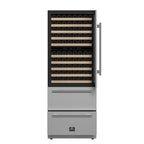 Forno Celano 30-Inch Triple Zone Wine and Beverage Cooler, 21.3 cu.ft, Stainless Steel